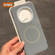 XFMF多巴胺果凍液態(tài)硅膠殼全包大孔防摔適用于榮耀Magic7Pro手機殼高級感簡約ins風磁吸無線充電保護套 磁吸【果凍灰】大孔液態(tài)硅膠 榮耀Magic7 Pro
