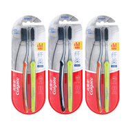 高露潔高露潔備長(cháng)炭牙刷6支裝深潔細軟毛 炭旋絲新包裝顏色隨機 ' 6支