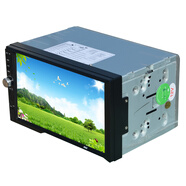 高清7寸屏雙錠車(chē)載MP5影音響播放器藍牙倒車(chē)MP3代替汽車(chē)CDVD主機 12V-7012高配版+18.5打孔倒車(chē)攝像頭