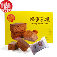 稻香村蜂蜜棗糕850g零食面包早餐糕點蛋糕軟糯點心休閑食品小吃 蜂蜜棗糕(紅棗味)/盒 850g