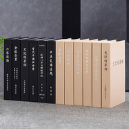 潮流烽火線(xiàn)新中式假書(shū)擺件書(shū)柜裝飾品仿真書(shū)法律書(shū)籍辦公室道具書(shū)模型樣板間 民國B(niǎo)款（如圖12本）