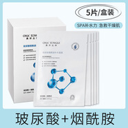奧奈叢林山茶花水透精華面膜 平衡水油肌膚暗沉玻尿酸補(bǔ)水保濕美容護(hù)膚 2盒*玻尿酸面膜5片/盒