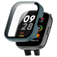 泰閣詩(shī)雅適用紅米Redmi Watch3保護殼紅米watch2/1代鋼化膜PC一體殼保護膜配件 松針綠保護殼【殼膜一體】 適用：紅米watch3代