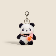 朗程可愛(ài)熊貓包包掛件毛絨玩偶公仔鑰匙扣書(shū)包掛件背包掛飾熊貓伴手禮 吉葫蘆熊貓【11cm】 默認尺寸