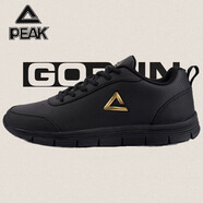 匹克態(tài)極跑步鞋大三角男款戶(hù)外新款軟底減震跑鞋透氣3.0運動(dòng)鞋 黑色/金色 44