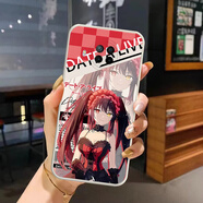 沁媛適用紅米note9液態(tài)硅膠手機殼note9pro動漫note11r二次元k30pro軟殼k30至尊紀念版K20全包防摔k30s 約會大作戰(zhàn)-時崎狂三 Redmi note9pro
