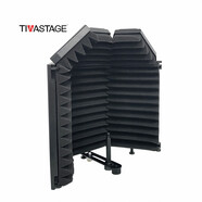 TIWASTAGE 帝華麥克風(fēng)錄音隔音罩家用錄音棚專(zhuān)業(yè)FD5有聲書(shū)錄制專(zhuān)用聲學(xué)去房混降噪話(huà)筒錄音設備五門(mén)吸音屏 大包圍 3門(mén)隔音罩