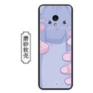 DY 多親F21 Pro手機殼F21Pro保護套F21PRO全包防摔軟硅膠手機套潮牌 手抓貓+鋼化膜