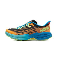 Hoka One One男款飛速羚羊5 飛羊5 越野跑步鞋Speoat5減震防滑 1123157SDV日焰色深海藍(lán) 40