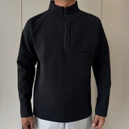 FMSERUIOS崔萬(wàn)志工廠(chǎng)服裝店衛衣男秋冬立領(lǐng)加厚男士長(cháng)袖拉鏈戶(hù)外加絨衛衣休 黑色常規款 2XL(建議145-165斤