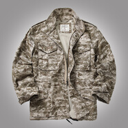 AK ARMYM65野戰夾克男阿美咔嘰美式復古多口袋工裝夾克外套男女士同款 沙漠迷彩 S