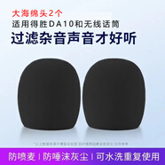 得勝（TAKSTAR） HM-700擴音器耳麥話筒 教學教師通用頭戴式麥克風 德勝小蜜蜂通用 DA10DA10S防風套海綿套2個裝