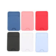 捷威丘透明卡包通用手機殼可粘貼放身份證銀行卡門(mén)禁卡通用卡套自粘手機殼背面自貼式卡包卡貼 兩個(gè)裝【留言備注顏色，無(wú)備注則隨機顏色】