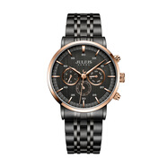 聚利時(shí)（Julius）手表男學(xué)生時(shí)尚休閑高級感商務(wù)風(fēng)多功能石英防水男士手表JAH100 D款-黑色