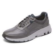 ROCKPORT 男式 reBOUNDX Ubal 運動鞋 鋼灰色皮革 8.5 Wide