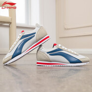 李寧男鞋休閑鞋男秋季板鞋男跑步鞋百搭復(fù)古潮流運(yùn)動(dòng)鞋旅游鞋子男 冷灰/深海藍(lán) 39.5 (內(nèi)長245)