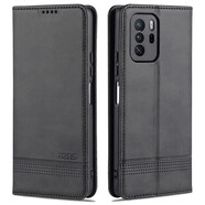 居小智適用紅米note10pro手機殼翻蓋皮套小米錢包式插卡外殼全包邊硅膠軟殼保護套高檔皮質(zhì)磁性吸合 紅米note10pro 5G【黑色】