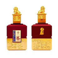 五糧液（WULIANGYE）系列 濃香型白酒收藏?cái)[柜送禮推薦新老款隨機(jī) 52度 500mL 五糧液尊酒龍印