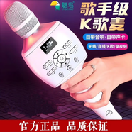 魅鳥(niǎo) 智屏音響一體麥克風(fēng)手機(jī)無(wú)線藍(lán)牙直播聲卡話筒全民K歌家用兒童練歌家庭KTV唱歌車(chē)載戶外錄歌神器 魅鳥(niǎo)音響麥