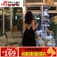 2021年新款巴厘島海邊度假三亞氣質(zhì)仙吊帶沙灘裙女小個(gè)子夏季露背連衣裙子 黑色吊帶裙【連衣裙設計感小眾夏季/公主裙】 S