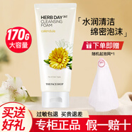 菲詩(shī)小鋪（THE FACE SHOP）洗面奶女學(xué)生每日草本泡沫潔面膏 金盞花170g