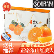 儲褚浙江象山紅美人柑橘桔子新鮮禮盒5斤現摘 順豐 愛(ài)媛28號果凍橙子 5斤6個(gè)裝（單果400-500g)
