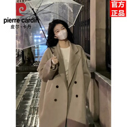 皮爾卡丹流行白鴨絨內膽加絨大衣女中長(cháng)款2025冬季韓版加厚寬松羽絨服外套 奶咖色[夾棉升級版] 加厚 S [建議100-113斤]