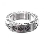 chrome hearts克羅心戒指永恒之心權志龍同款情侶戒指 fuck臟話(huà) 指圍【50.99mm】