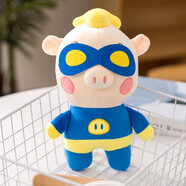 蝸牛卷正版豬豬俠玩偶卡通公仔毛絨玩具GGbang抱枕抓機布娃娃送兒童禮物 新款超人強（26厘米） 1