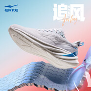 鴻星爾克（ERKE）追風(fēng)2.0V2跑步鞋男款24春新款輕便透氣跑鞋減震網(wǎng)面運(yùn)動(dòng)鞋男 爾克白/深邃藍(lán) 44