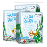 泊泉雅黃睡蓮面貼膜/海藻面膜/紅石榴面貼膜 泊泉雅 海藻玻尿酸保濕面膜30g 5片裝