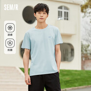森馬（Semir）森馬[涼感抗菌]短袖T恤男夏字母印花短t簡(jiǎn)約t恤男109324100147