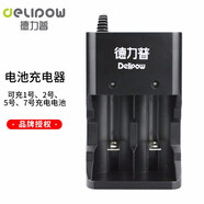 德力普（Delipow）2號(hào)充電電池通用R14/C型中號(hào)二號(hào)充電器套裝適用手電筒/收音機(jī)/玩具等 209充電器（可充1號(hào)2號(hào)5號(hào)7號(hào)） x1