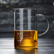 綠昌明 玻璃量杯帶刻度計量杯器大容量稱測量杯牛奶杯廚房烘焙工具 刻度杯