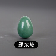 唯誠 天然水晶原石小鳥蛋手把件擺件把玩擺件送孩子禮物可打孔 綠東陵雞蛋1顆