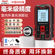 德力西電氣激光測(cè)距儀高精度紅外線(xiàn)電子尺激光尺戶(hù)外量房室內(nèi)距離面積測(cè)量?jī)x 【升級(jí)大屏款】豪華收納包+卷尺 測(cè)距50米
