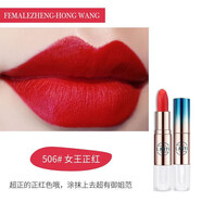 蘭奕口紅不沾杯不掉色防水持久滋潤(rùn)保濕 防水口紅保濕口紅番茄紅奶茶 （A506#）女王正紅zc