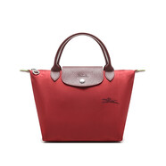 瓏驤（LONGCHAMP）新品女士環(huán)保系列小號(hào)短柄可折疊餃子包托特包手提女包禮物女1621 919 P59 紅色