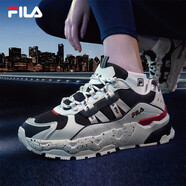 FILA 斐樂TREK滿天星老爹鞋男鞋新款休閑鞋時(shí)尚復(fù)古運(yùn)動鞋跑鞋  白蘆筍/漿果藍(lán)-WD 42