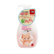 牛乳石堿cow日本植物弱酸性兒童寶寶嬰兒泡沫洗發(fā)水護(hù)發(fā)沐浴三合一 泡沫型 350ml