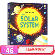 138元3件 usborne出品精裝 英文原版繪本See Inside偷偷看里面揭秘系列大開(kāi)本 幼兒童英語(yǔ)童話故事圖畫書(shū) 科普百科常識(shí)翻翻洞洞書(shū) 太陽(yáng)系