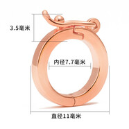 維娜絲 925銀連接扣毛衣鏈扣吊墜扣珍珠項鏈手鏈間隔扣圓環(huán)DIY配件