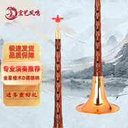 宏藝?guó)P鳴（HongYiFengMing）嗩吶樂器專業(yè)金星檀木D調(diào)初學(xué)者全套成人優(yōu)選民間喇叭碗