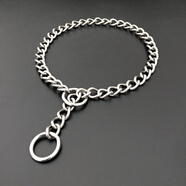 磊嘉狗繩 遛狗繩 狗鏈 鐵鏈 P鏈 訓(xùn)犬項(xiàng)圈 50-100斤#4.0mm*65cmP鏈-無配件