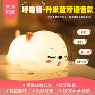 XMSJ藍牙音箱無(wú)線(xiàn)音響硅膠拍拍迷你小夜燈家用可愛(ài)創(chuàng  )意女生日禮物 藍牙語(yǔ)音款大號藍牙播放音樂(lè )+語(yǔ)