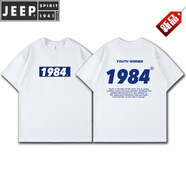 JEEP SPIRIT不一樣的出生年份T恤定制純棉短袖數(shù)字生產(chǎn)日期班服情侶親子裝潮 純棉T恤(1984雙面 定制不退換 3XL