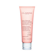 嬌韻詩(shī)（CLARINS）溫和泡沫潔面霜潔面/洗面奶白吸盤(pán)棉花籽深層清潔不緊繃植萃養(yǎng)膚不緊繃潔面乳 舒緩洗面奶125ml
