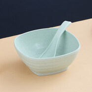 巧居巧具小麥秸稈飯碗家用摔不爛碗筷套裝小碗單個(gè)餐具吃飯碗兒童米飯碗