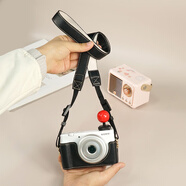 耐影 適用索尼卡片機 ZV-1 ZV-1F ZV-1 II/zv1 zv1f zv1m2 復古外觀(guān) 真機開(kāi)模 皮革材質(zhì) 相機底座 皮套 ZV1M2/ZV1F手掌紋底座【黑色】肩帶+鋼化膜
