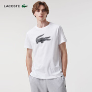 LACOSTE法國(guó)鱷魚(yú)男裝經(jīng)典圖案簡(jiǎn)約休閑百搭運(yùn)動(dòng)短袖T恤|TH2042 AU8/白色 5 180